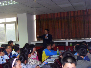 刘志华老师应邀到重庆树人小学做超级记忆力分享