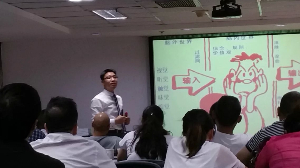 刘志华老师应邀讲授公务员思维导图运用技巧